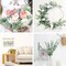 CEWOR 8pcs Eucalyptus Stems Decor 14.1 Inch Artificial Eucalyptus Leaves Faux Greenery Branches for Wedding Centerpiece Flower Floral Arrangement Farmhouse Home Decoration